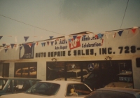 Dražil's car repair shop in Fallbrook 