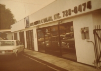 Dražil's car repair shop in Fallbrook 