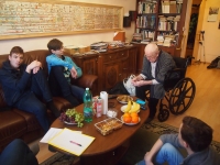 Z natáčení, byt p. Dražila, 9. 2. 2016