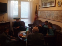 Z natáčení, byt p. Dražila, 9. 2. 2016