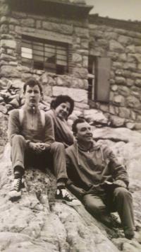 In the Tatras with Husband Vlado and Son Fedor