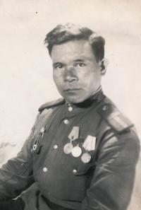 Ruský voják - osvoboditel,  Nový Bydžov, 1945