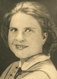 Ruská vojačka Táňa Čirkova, sovětská písařka, 1945