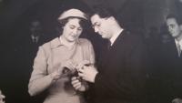 Svatba Zory Kopáčové a Luďka Urbana 1950