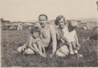 Rodina Kopáčových 30. léta 