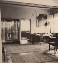 The interior of the house of Kopac family 1935