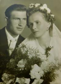 Svatební fotografie Herty a Ladislava Mondeka