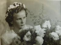 Svatební fotografie Herty Mondekové (Bernertové)