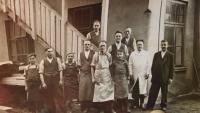 A third brother left Erich learning in the joinery firm in Frývaldov (Jesenik)