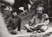 Skautský tábor Záblatí 1976