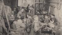Skautský tábor 1937, jedno nocování ve stodole