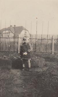 Josef Pešata v Kobylisích u Nováků