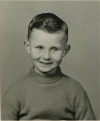 František Horký at four years of age
