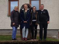 Žákovský tým s Jiřím Matouškem (vpravo)