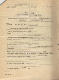 Protokol o provedení domovní prohlídky u Reného Matouška