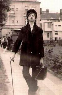 Ivo Mludek v době studia na Střední ekonomické škole v Opavě / asi 1981