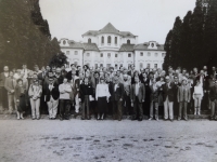 March 1989. East-West conference Mikro-models in the chateau Liblice