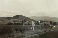 Josef with the Gotteshausberg (Friedeberg/Žulová)