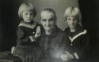 Grandmother Anna Franke - 75th birthday (September 1936)