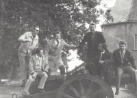 S kapelou na Königsteinu (sedmdesátá léta)