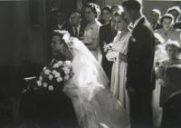 Svatba s manželkou Růženou
