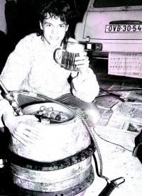 Jan Malura jako student gymnázia, 2. polovina 80. let