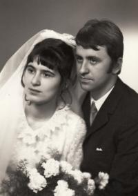 Táňa a Jindřich Dohnalovi, 1970
