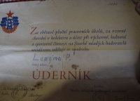 Titul ze Stavby mladých budovatelů socialismu