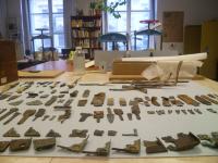 Současné pracoviště pamětnice, restaurátorská dílna oddělení rukopisů a starých tisků Knihovny Národního muzea, 2017