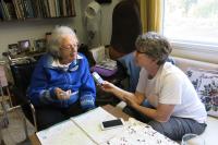 Elisheva Gidron a Jitka Radkovičová, listopad 2016.