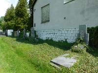 Cemetery in Vidnava with removed German inscriptions on graves