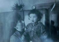 Manželka Anna Paličková se synem