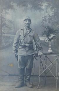 Otec v Rakousko uherské armádě v 1. světové válce