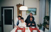 2002 - se syny a manželkou 