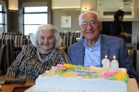 Bohuš a Marie Úlehlovi slaví jeho 90. narozeniny, Melbourne 2017