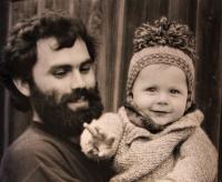 Vladimír Buřt s prvorozeným synem