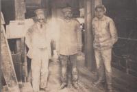Janov mill workers at the end of 1930s