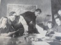 Hist.fotografia z tlačového oddelenia Jegorovovej skupiny počas SNP