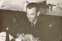 Alois Tomášek - otec Věry Vohlídalové v uniformě UNRRY