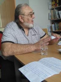 František Pakandl při natáčení