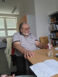 František Pakandl při natáčení