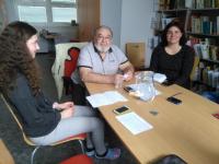 František Pakandl při natáčení