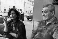 Jiří Tichota - manželka Zdena a tchán Tosek - setkání v emigraci