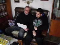 Nahrávání rozhovoru pro projekt Příběhy našich sousedů