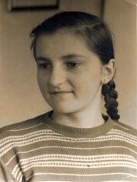 Ludmila Čechová ve 13 letech
