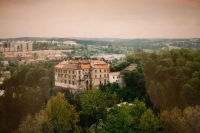 The chateau Velké Meziříčí, 1990 when it was returned to the Lichtenstein family