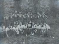 Řecké děti na spartakiádě