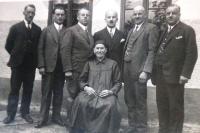 Berta Růžičková's father with his mother and brothers