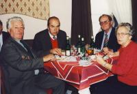 Zleva Michal Bindzar s Petrem Lízancem, Petrem Gaugurem a Emílií Pecovou v Mariánských Lázních 