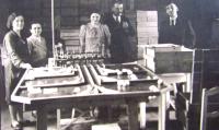 Mlékárna Brno, 1940, v mlékárně pracoval otec pamětnice